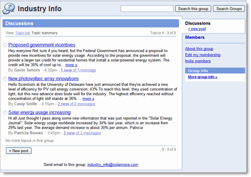 Google Groups - Use Conversation History to archive your Group