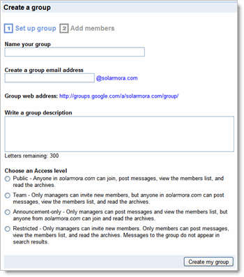 Google Groups - Use your Google Group as an email list